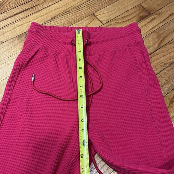 Anthropologie Daily Practice Henley Ribbed 2 Piece Lounge‎ Set Tank Joggers Pink - Picture 10 of 13